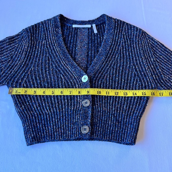 Helmut Lang Reef Knot Cropped Button Front Cardigan - Picture 5 of 12